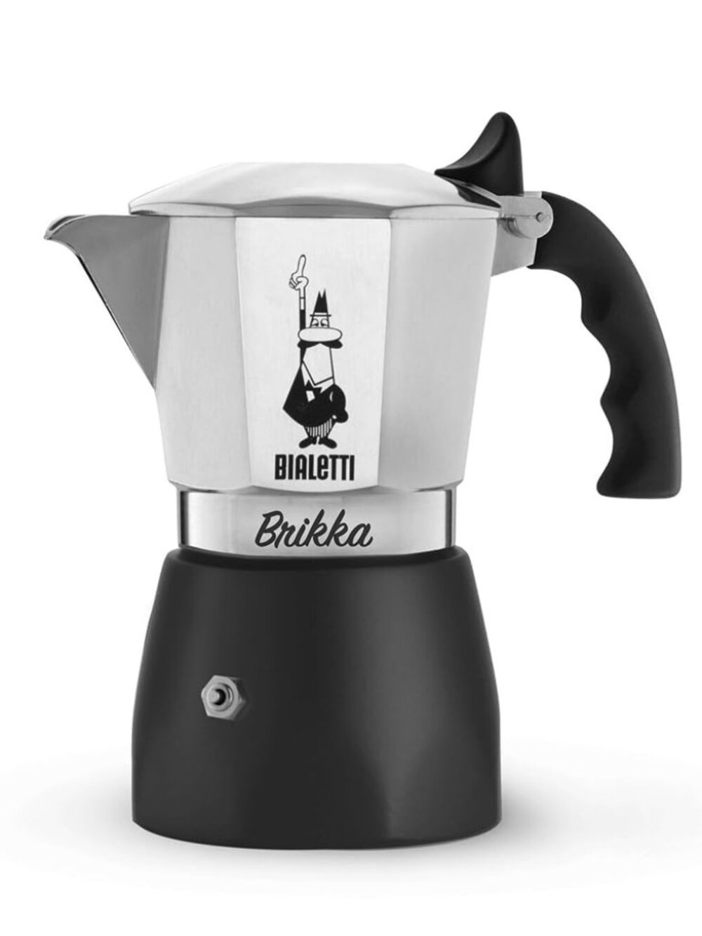 Bialetti Brikka Moka Pot Stovetop Espresso Maker – Crema-Rich Italian Coffee Mak